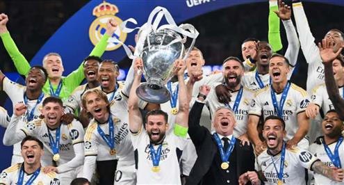 تتويج ريال مدريد بدوري أبطال أوروبا
