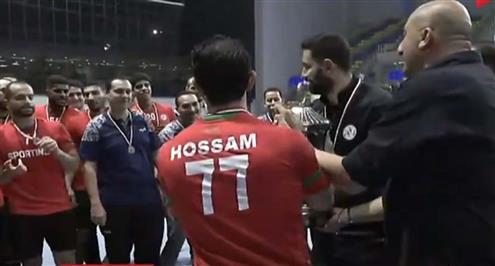 كرة يد.. تتويج سبورتنج بكأس مصر