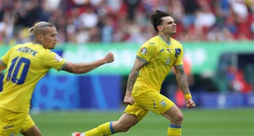 هدف أوكرانيا الأول أمام سلوفاكيا