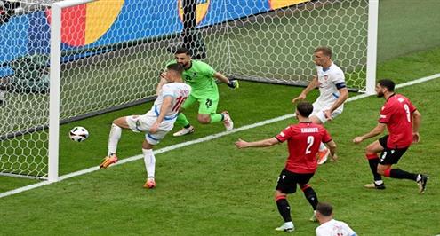 ملخص مباراة جورجيا والتشيك