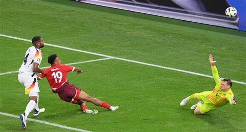 هدف سويسرا الأول أمام ألمانيا