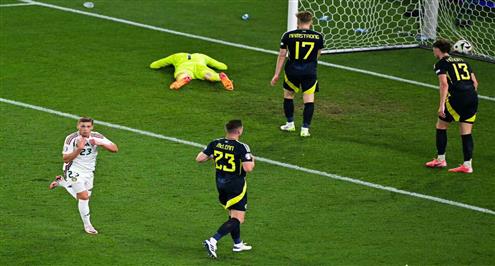 ملخص مباراة المجر واسكتلندا