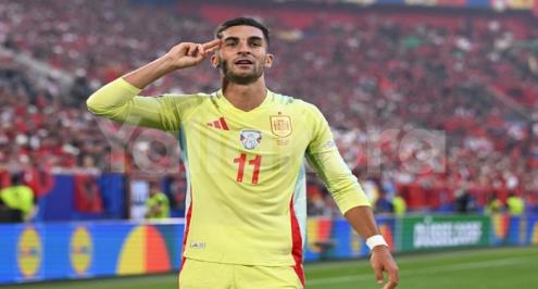 هدف إسبانيا أمام ألبانيا