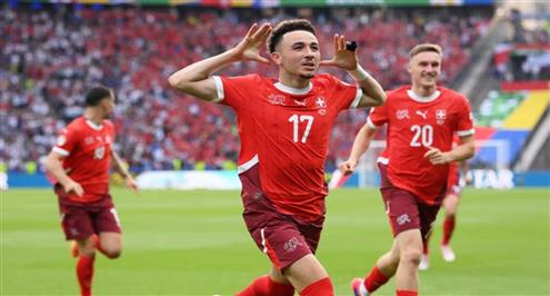 هدف سويسرا الثاني أمام إيطاليا بعد 26 ثانية من الشوط الثاني