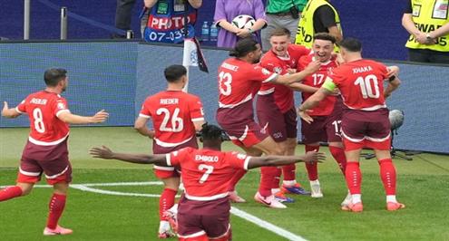 ملخص مباراة سويسرا وإيطاليا