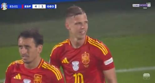 هدف إسبانيا الرابع أمام جورجيا (أولمو)