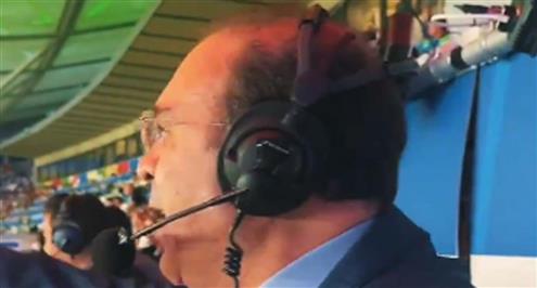 شاهد.. رد فعل عصام الشوالي على هدف إسبانيا الأول أمام إنجلترا