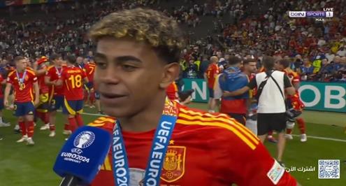 تصريحات لامين يامال بعد فوز منتخب إسبانيا ببطولة يورو 2024