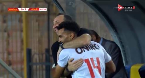 هدفان الزمالك الثاني والثالث أمام بروكسي