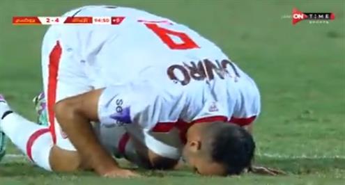 هدف الزمالك الخامس أمام بروكسي (ناصر منسي)