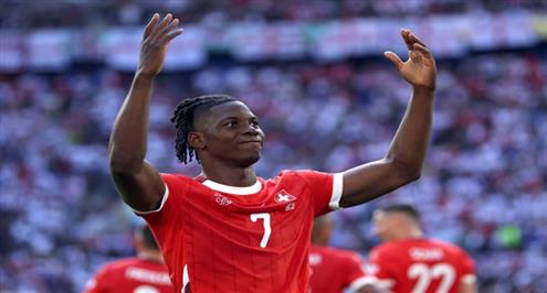 هدف سويسرا الأول أمام إنجلترا (إيمبولو)