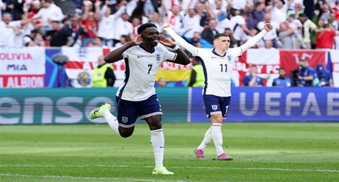 هدف إنجلترا الأول أمام سويسرا (ساكا)