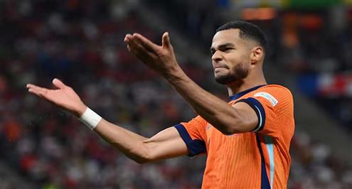 هدف هولندا الثاني أمام تركيا ( هدف ذاتي )