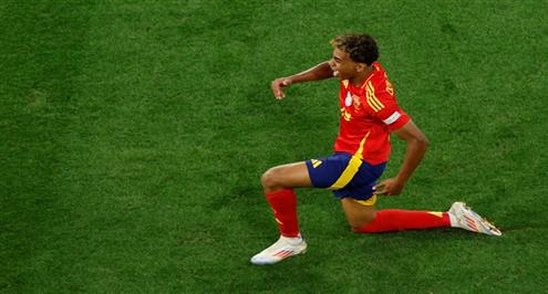 مهارة رائعة.. هدف إسبانيا الأول أمام فرنسا (يامال)