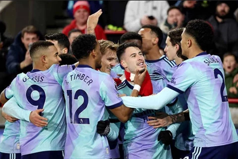 أهداف مباراة برينتفورد وأرسنال 