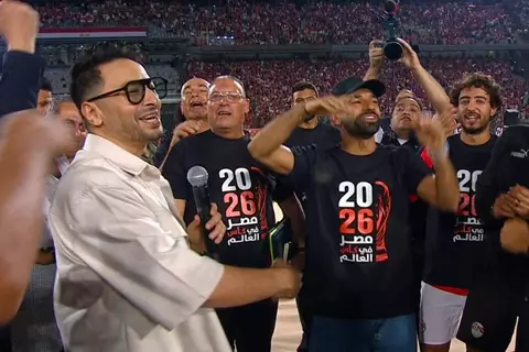 والله وعملوها الرجالة.. احتفال ورقص لاعبي منتخب مصر