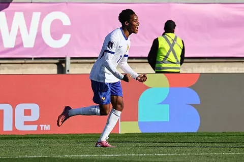 هدف فرنسا تحت 20 عاما ضد المغرب