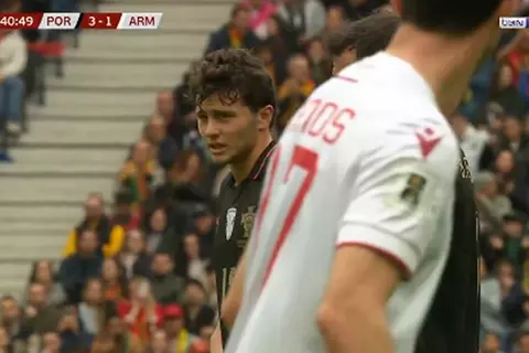 هدف رائع.. هدف البرتغال االرابع أمام أرمينيا (جواو نيفيز)