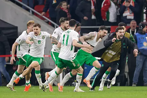 هدف قاتل لمنتخب أيرلندا أمام المجر