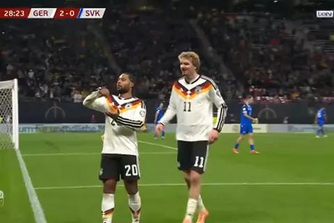 هدف جنابري أمام سلوفاكيا 