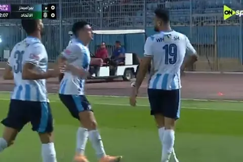 هدف بيراميدز الأول أمام الاتحاد السكندري (مروان حمدي)