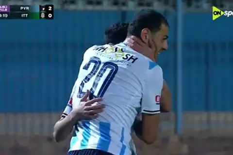 هدف بيراميدز الثاني أمام الاتحاد السكندري (أحمد عاطف قطة)