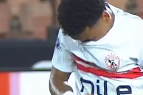 بكاء خوان بيزيرا بعد إصابته في مباراة الزمالك وطلائع الجيش