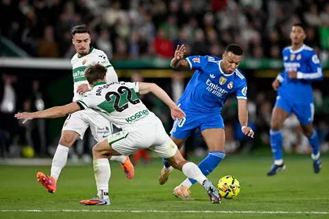 أهداف مباراة إلتشي وريال مدريد