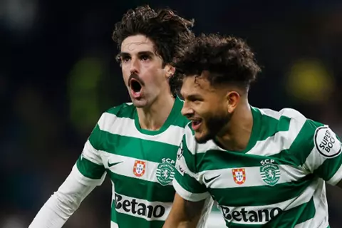 هدف سبورتنيج لشبونة الثالث أمام كلوب بروج (ترينكاو)