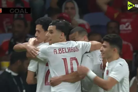 هدف سيراميكا كليوبانرا الأول أمام الأهلي (مروان عثمان)