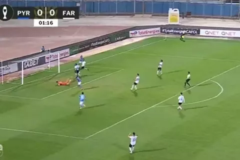 بعد 76 ثانية.. هدف بيراميدز الأول أمام الجيش الملكي (فيستون مايلي)