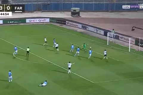 هدف الجيش الملكي الأول أمام بيراميدز (عبد الفتاح حدراف)