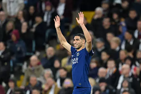 هدف باريس الأول أمام أستون فيلا (حكيمي)