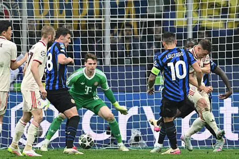 هدف إنتر ميلان الأول أمام بايرن ميونيخ (لاوتارو مارتينيز)