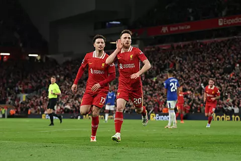 هدف ليفربول أمام إيفرتون 