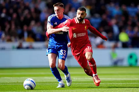 القائم يمنع محمد صلاح من هدف أمام ليستر سيتي