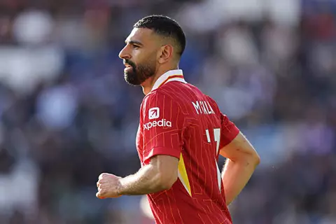 فرصة هدف لمحمد صلاح أمام ليستر سيتي