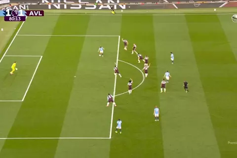 هدف عمر مرموش الملغي أمام أستون فيلا 