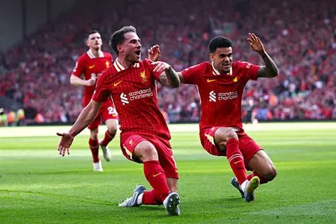 هدف ليفربول الثاني أمام توتنهام (ماك أليستر)