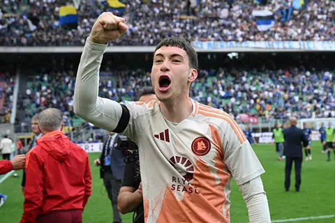 هدف روما أمام إنتر 