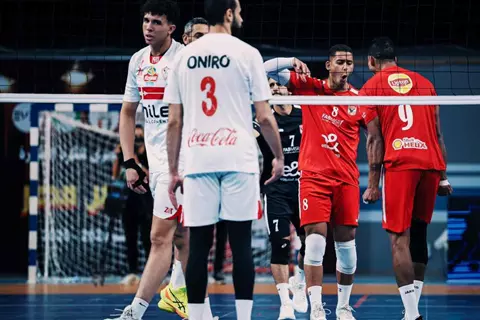 كرة طائرة.. اللحظات الأخيرة من مباراة الأهلي والزمالك في نهائي كأس مصر