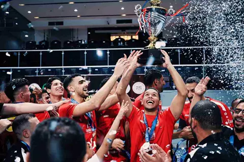 تتويج الأهلي بكأس مصر للكرة الطائرة