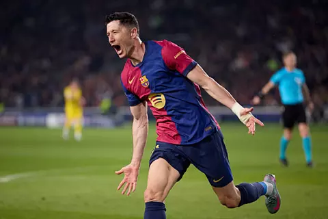 هدف برشلونة الثاني أمام بروسيا دورتموند