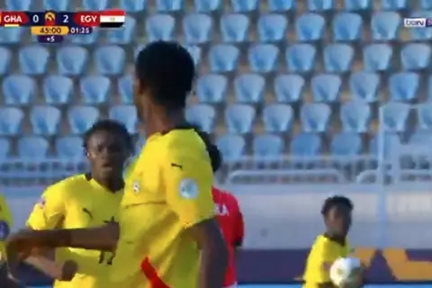 هدف غانا الأول أمام منتخب مصر (عبد العزيز عيسى)