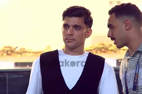 بنشرقي في ملعب الدفاع الجوي لمسانده المغرب أمام منتخب مصر