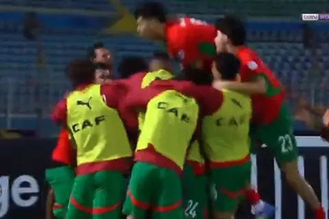 هدف المغرب أمام مصر