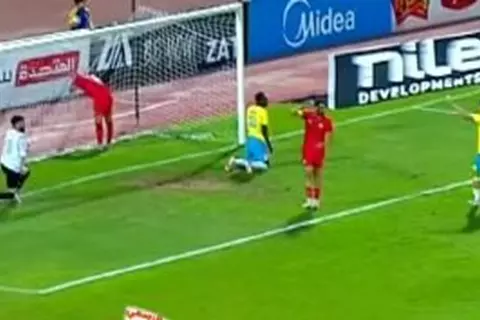 هدف الإسماعيلي الأول أمام مودرن سبورت