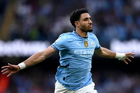 ملخص لمسات عمر مرموش في مباراة مانشستر سيتي وبورنموث