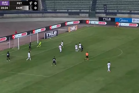 هدف بتروجيت الأول أمام الزمالك (رشاد المتولي)
