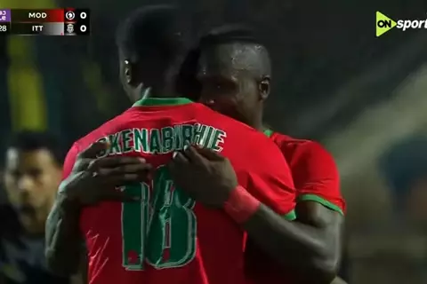 هدف مودرن سبورت أمام الاتحاد السكندري 